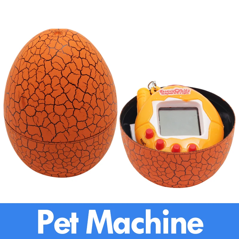 Стакан светодиодные игрушки Tamagochi яйцо динозавра виртуальный электронный