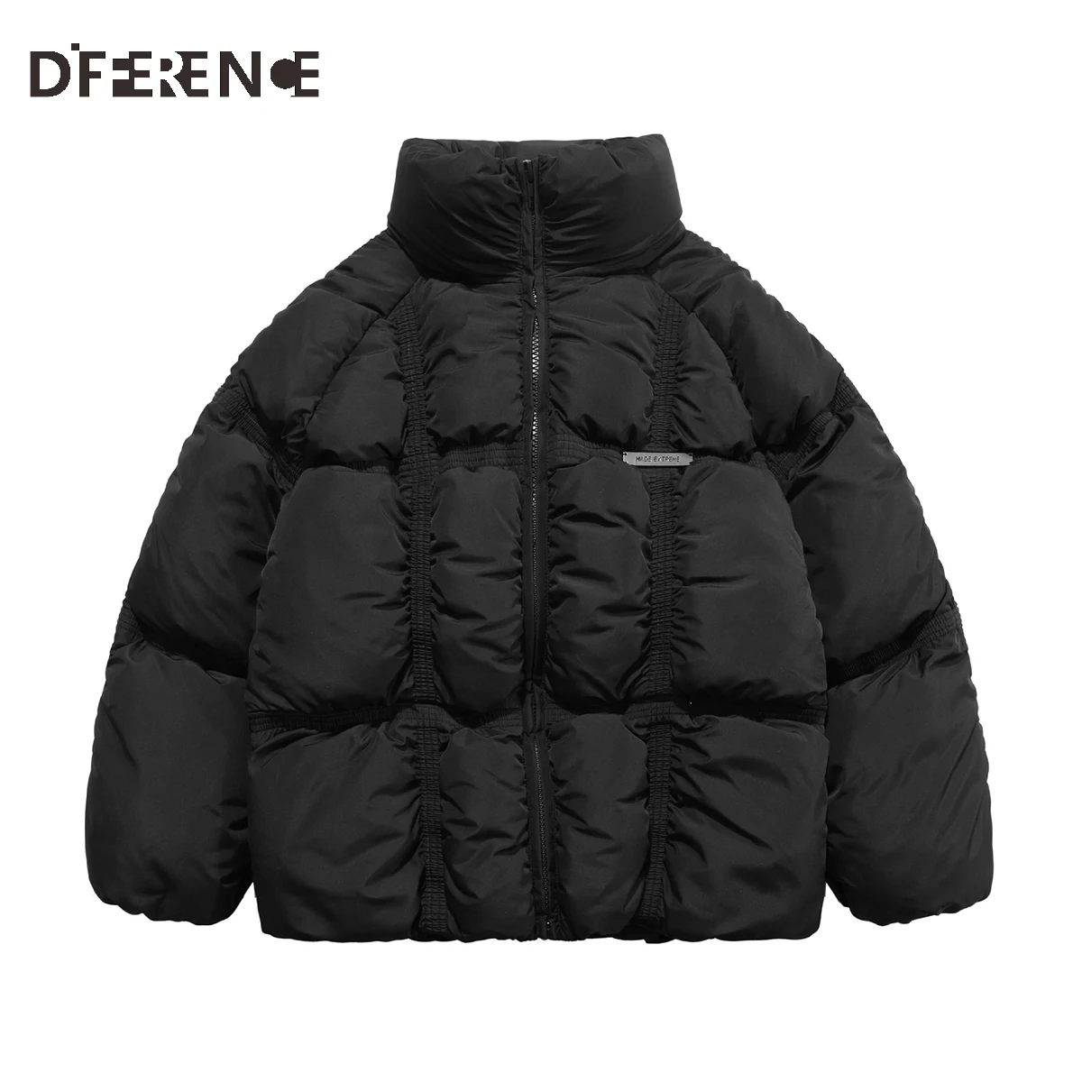 

Bubble Thickren Parkas Men Fashion Street Plain Oversized Couple Parka Coats Winter Hip Hop Harajuku Padded Outerwear Unisex NEW