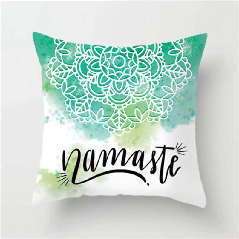 Полиэстер Мандала этнические цветы диван наволочка чехол для дивана домашний