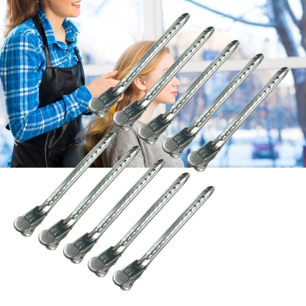 

10pcs Pro Salon Hairdressing Tools Duck Mouth Hairdresser Hair Clips for Hair Styling