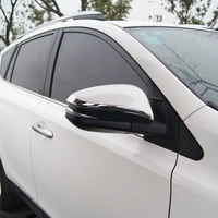 for toyota rav4 2013 2014 2015 2016 2017 2018 abs chrome car rearview mirror decoration strip cover trim car styling accessories