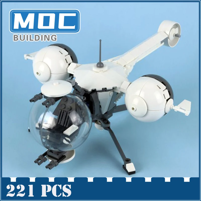 Star movie MOC building blocks Bubble Ship Military Weapon spaceship model Collector Series Children's Toys gift