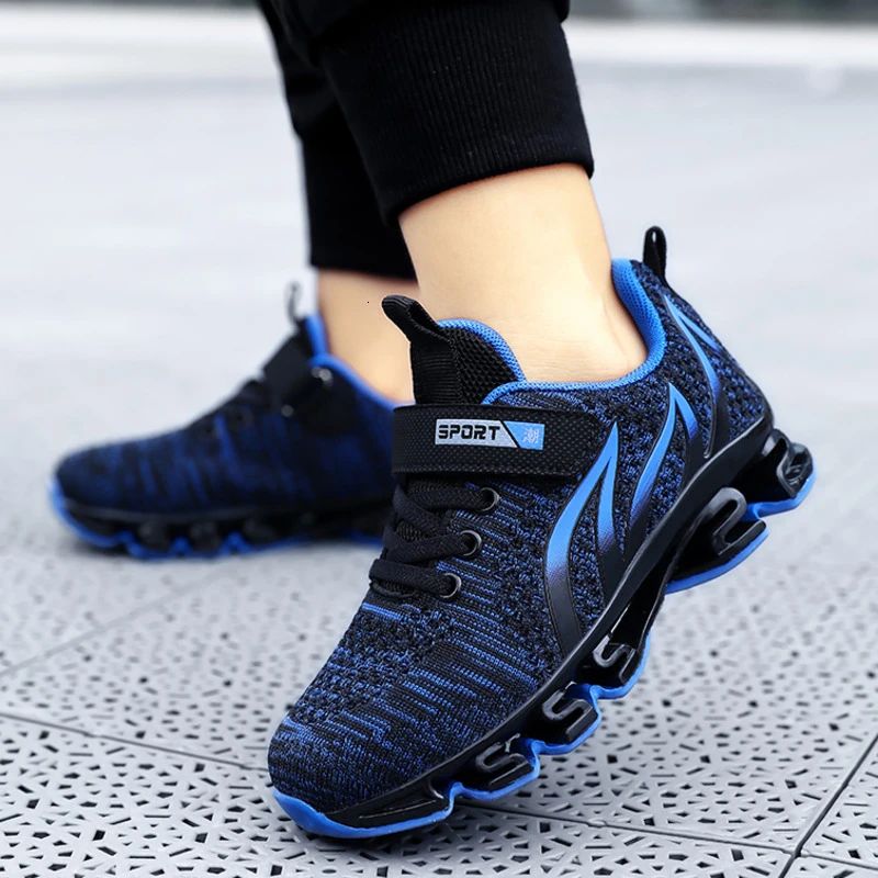 

Big Children Running Shoes Boys Sneakers Spring Autumn Breathable Shoes Kids Sport Shoes Light Outdoor Hollow Sole Tenis Shoes