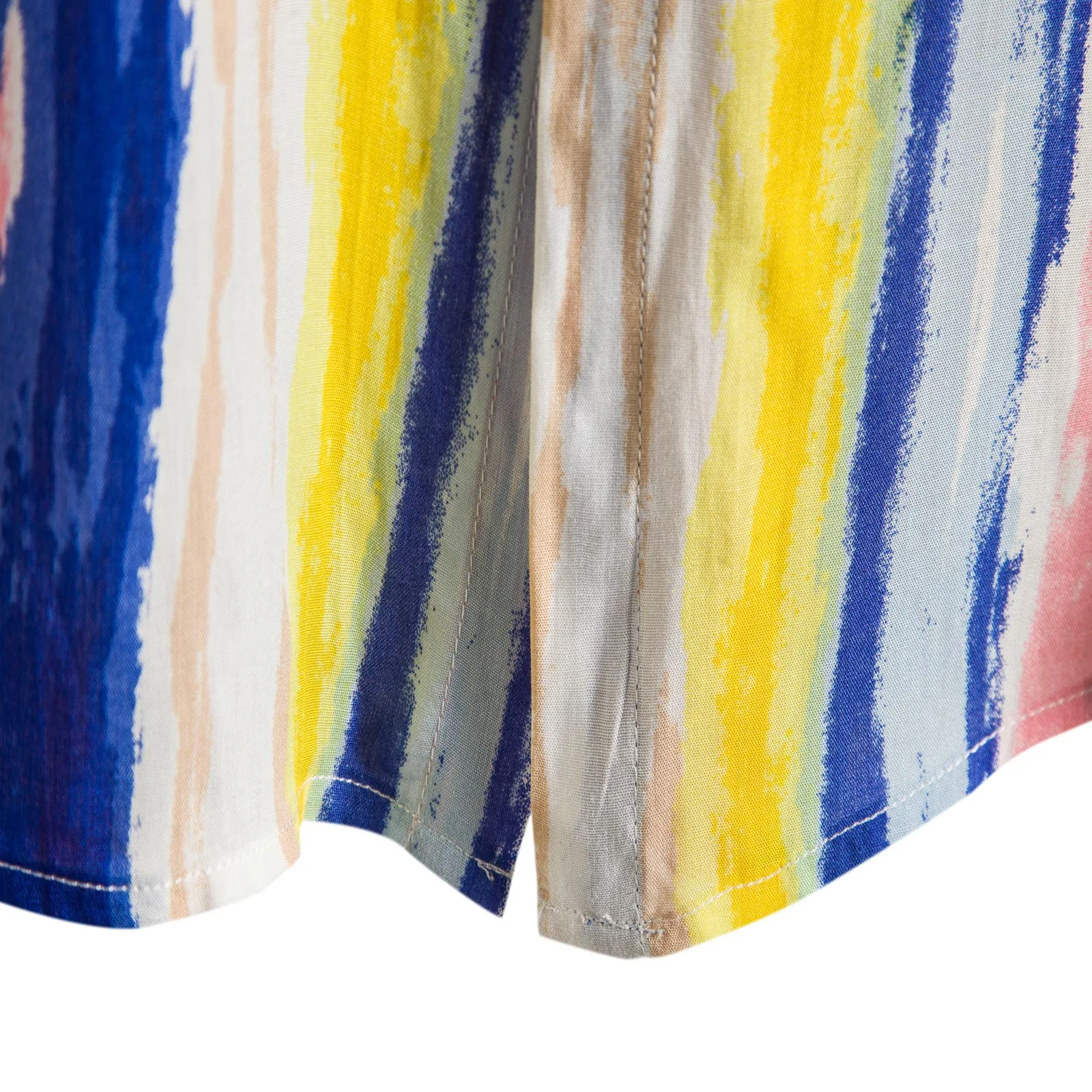 

2021 Mens Linen Shirt Fashion Ethnic Short Sleeve Casual Stripe Hawaiian Shirt Blouse T-shirt Summer Clothes Seaside Vacation