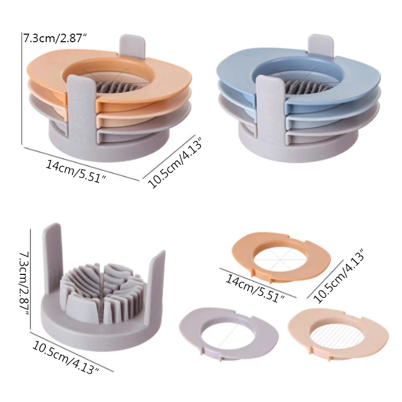 Egg Slicer Multifunctional Upgrade of Cutter Cooking Tool Mold Artifact Gadgets Kitchen Utensils | Дом и сад