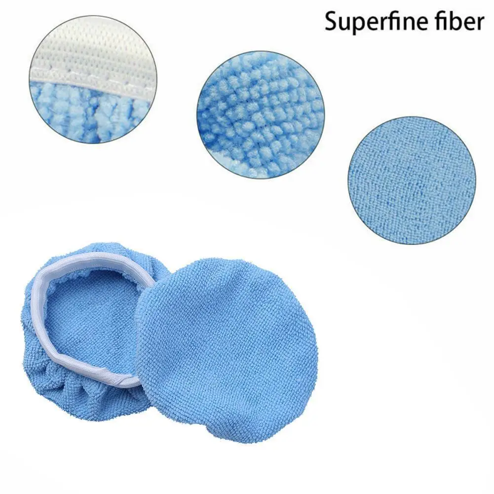 

5pcs Car Waxing Polishing Pad Microfiber Auto Polishing Polisher Pad Machine Cover Accessories Maintenance Car Car Buffer P Z5K3