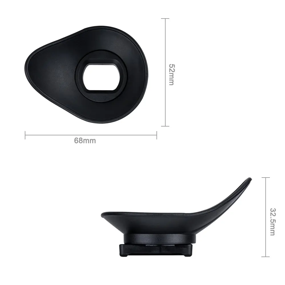 Eyecup окуляр видоискателя 2x стекло ЖК-экран протектор для очистки объектива камеры