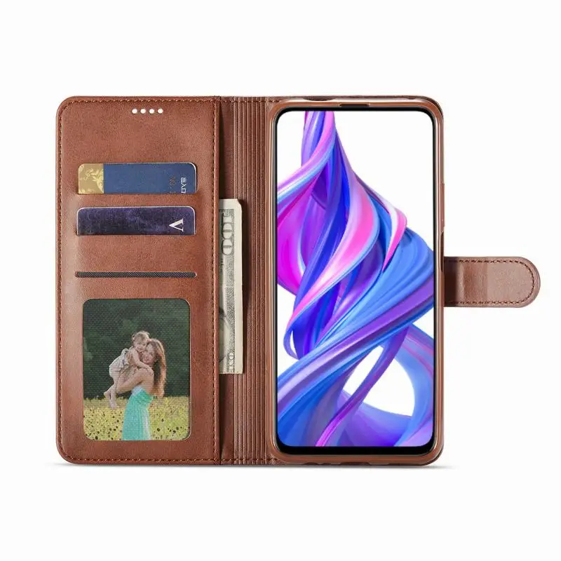 Чехол для huawei Honor 9X, откидной Чехол-кошелек, чехол для Honor 9X Pro, кожаный роскошный чехол-книжка, Магнитный чехол для huawei 9X Honor, чехол для телефона