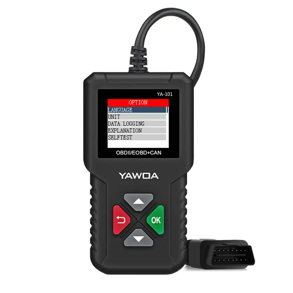 

YA101 читатель кода EDIAG по каналам OBDII/EOBD (система бортовой диагностики, YA-101 обновление с USB на протяжении всей жизни более OBD2 сканер PK CR3001 CR319 AD310 ELM327