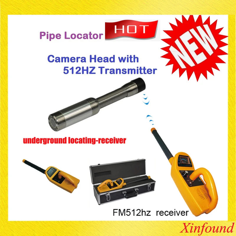 512 Гц приемник труба локатор канализации камера для инспекции сливных