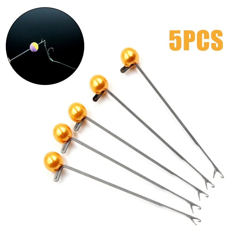 

5Pcs Carp Fishing Boilie Needles 7.5cm Baiting Needles Carp Lead Core Rigs Splicing Tools For Carp Fishing Rigs