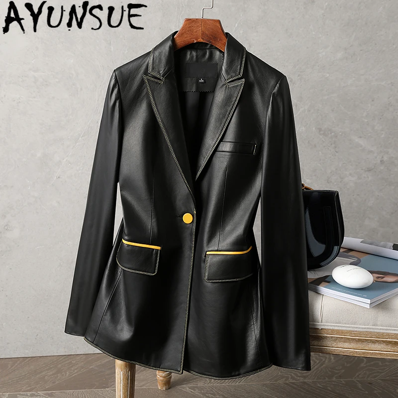 

Куртка женская демисезонная из натуральной овечьей кожи, 100%