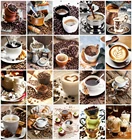 Huacan 5D DIY алмазная живопись Кофе набор кофейных чашек Алмазная вышивка крестиком Еда Декор для дома