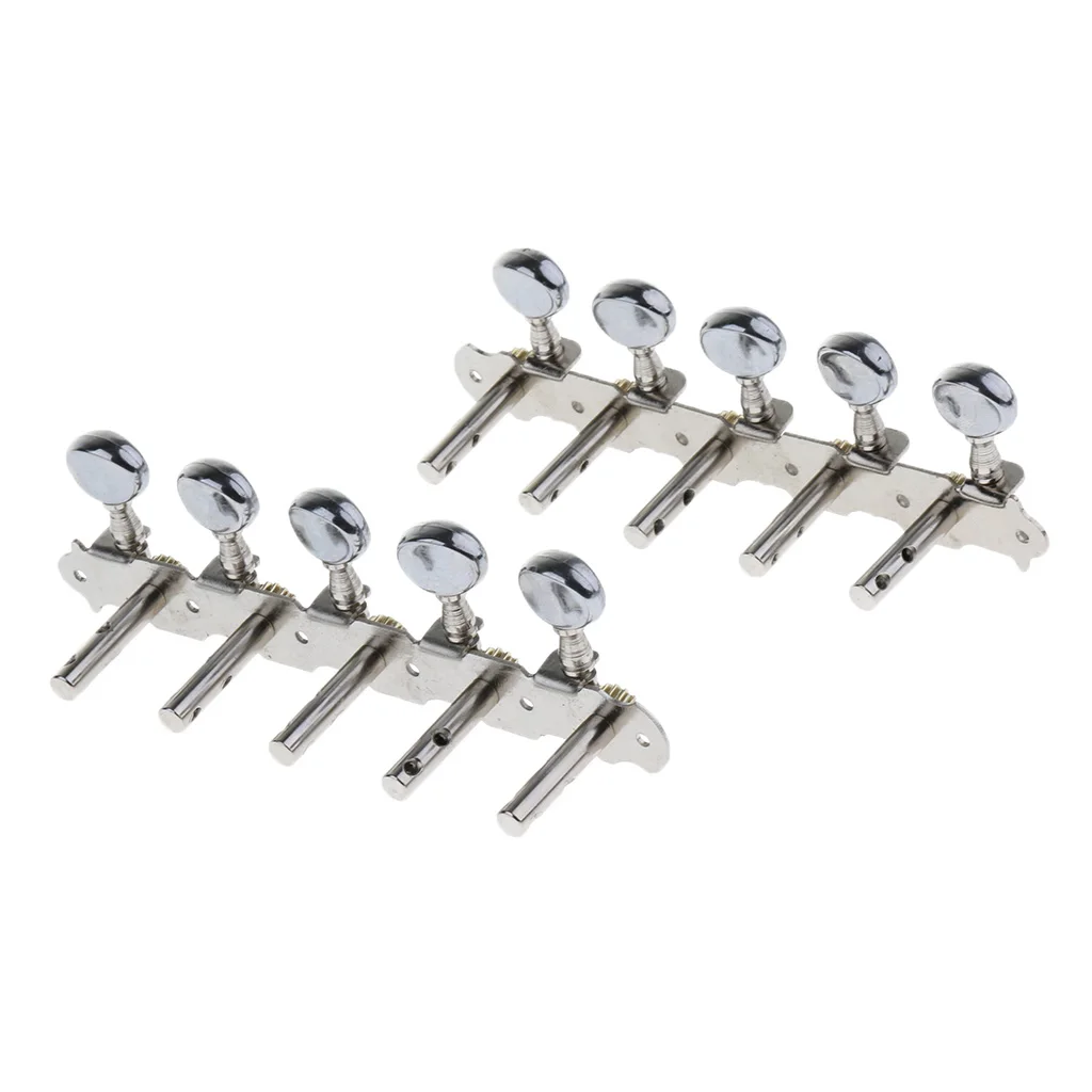 

2pcs 5R5L Tuning Pegs Tuners Machine Heads for 10 String Electric Guitar Replacement Parts