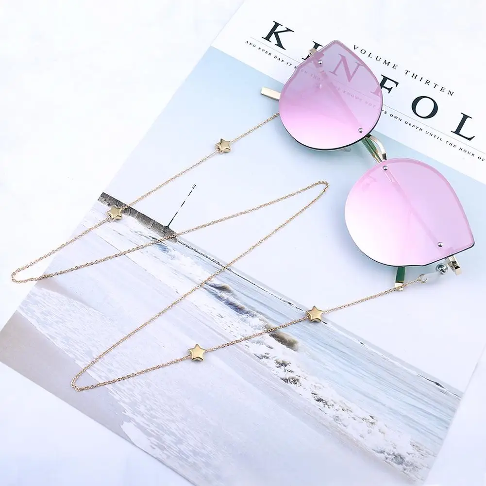 Fashion Womens Eyeglass Chains Sunglasses Reading Beaded Glasses Chain Eyewears Cord Holder Neck Strap Rope Cordon Para Gafas # |