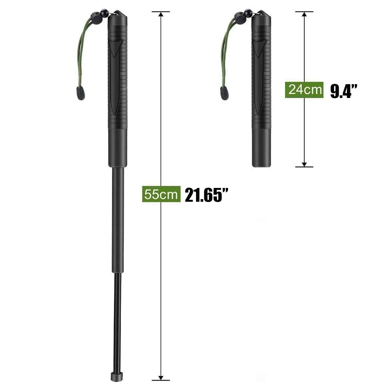 

3 Sec Telescopic Hiking Poles Foldable Hiking Poles 55 cm Wild Survival Supplies Trekking Pole Adjustable Hiking Walking Sticks