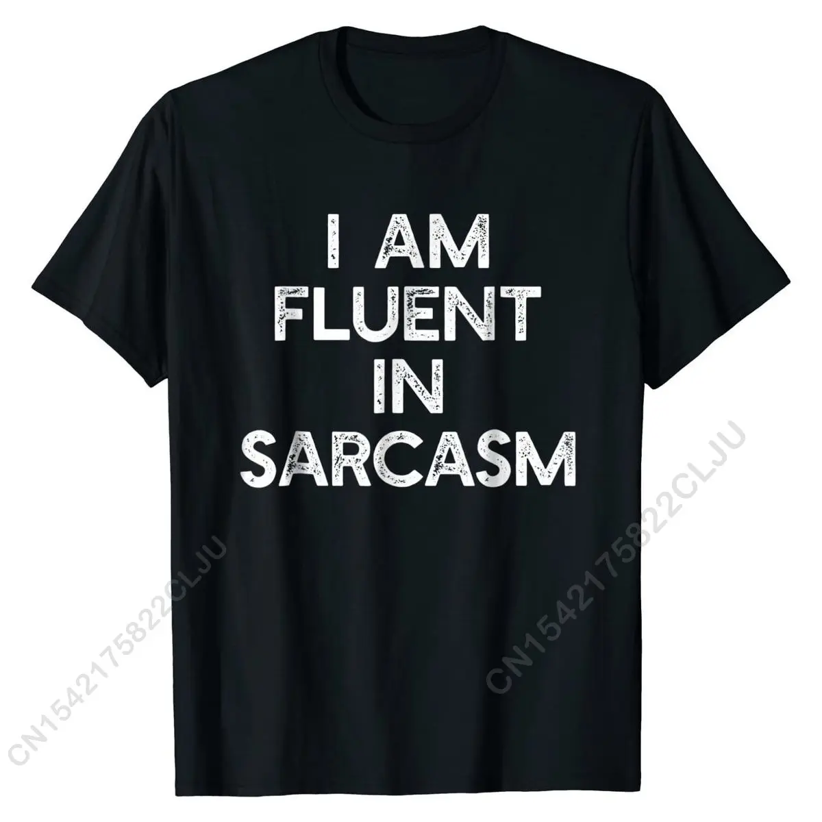 Футболка с забавными надписями I Am ток In Sarcasm мужские и женские хлопковые топы