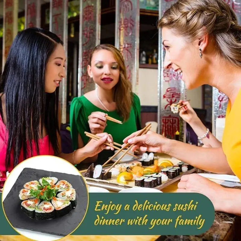 

10 шт. "сделай сам" для изготовления суши в комплекте с суши DIY набор для суши легко и весело для приготовления роллов сердце Форма NIN668