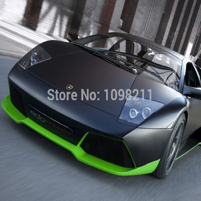 Матовая Черная Виниловая самоклеящаяся пленка для автомобильного стайлинга|car