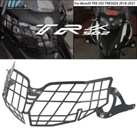 for bennlli trk502 x trk502x trk 502x 2018 2021 2019 motorcycle accessories headlight guard protector grille covers moto parts