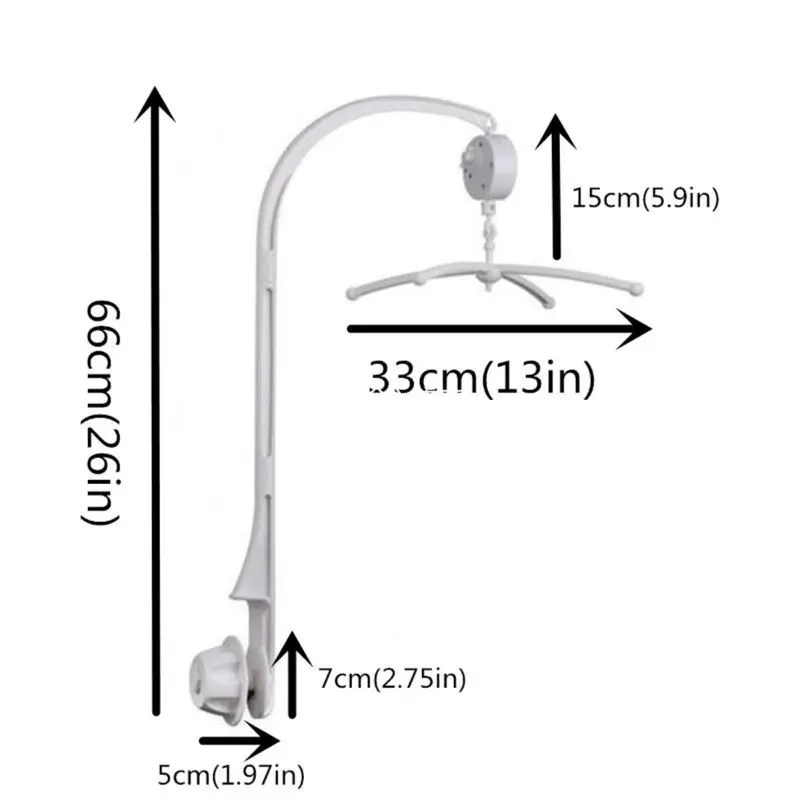 

Baby Crib Holder Rattles Baby Toys 0-12 Months Clockwork Music Box Bed Bell Toy Bear Handmade Mobile Toys For Children