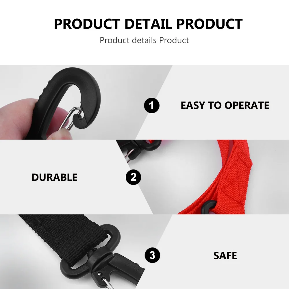 

4pcs Snowboard Boot Carrier Straps Ski Boot Easy Carry Strap Shoulder Sling