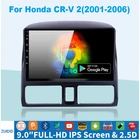 Автомагнитола 2 din Android 10,1 для Honda CR-V 2 CRV 2001-2006, автомагнитола, автомобильный мультимедийный плеер с GPS-треком для Carplay, 2din без dvd