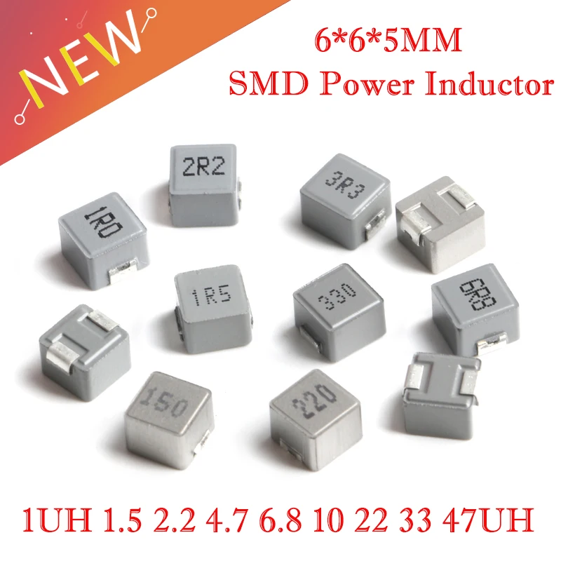 10 шт. 0650 формовочный силовой дроссель индуктор SMD 1 мкГн 5 2 2мкгн 3 3мкгн 4 7 6 8 10мкгн