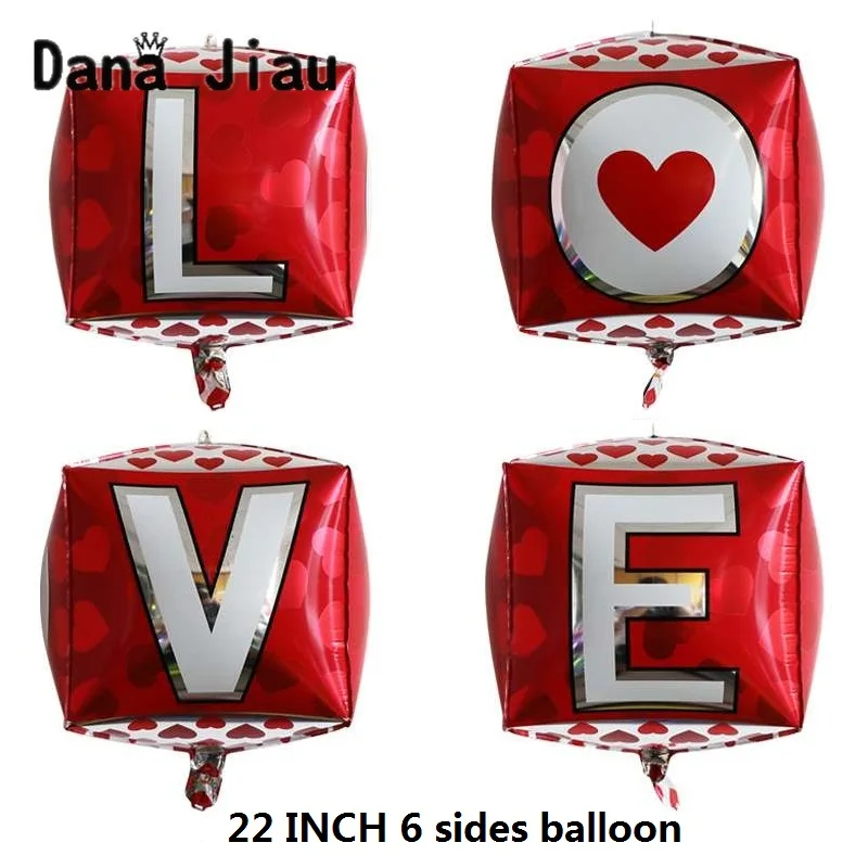 Dana jiau 14th FEB украшение на День святого Валентина фольга шар XOXO LOVE свадебное стена