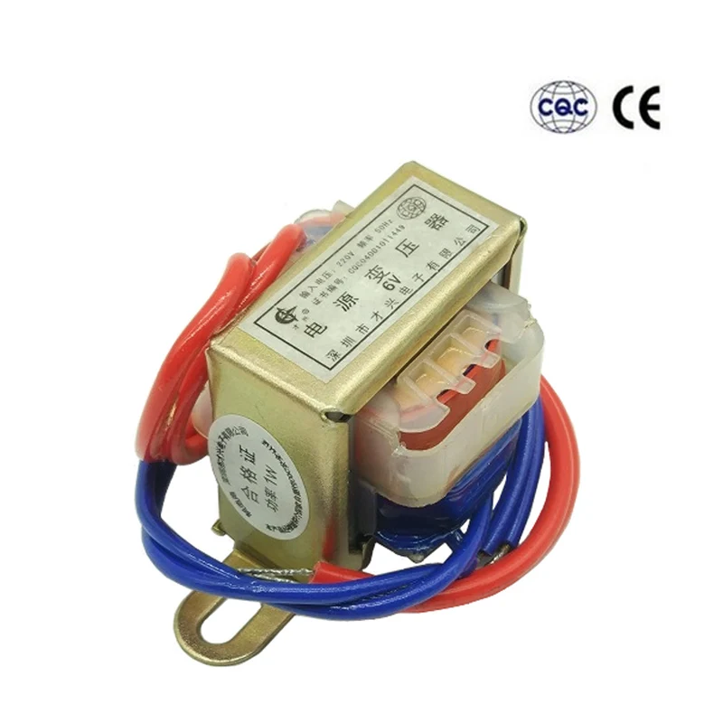 EI28 Power Transformer AC 6V 9V 12V 15V 18V 24V Output Voltage 1W Copper Core Input DB-1VA 220V Single/Dual | Строительство и