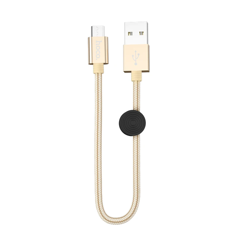 Беспроводное зарядное устройство HOCO Micro USB кабель 2.4A нейлоновый быстрой зарядки