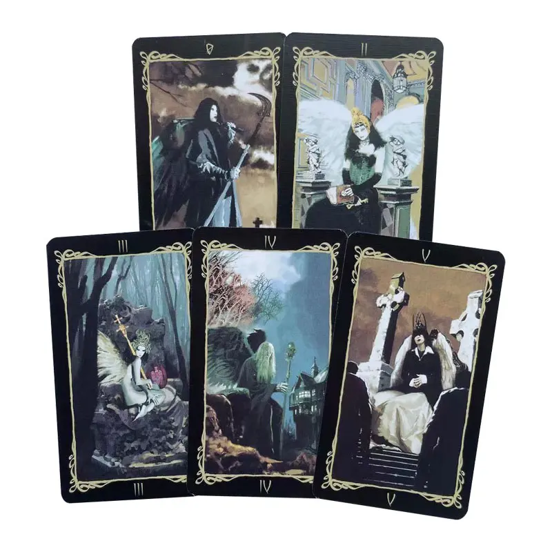 Dark Angels Tarot Divination Fate Oracle Cards Deck Board Games English Gift Party Playing Card Game | Игрушки и хобби