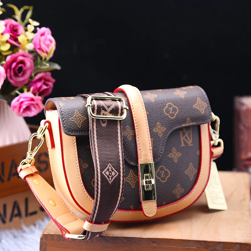 

Genuine Leather 2021 New Fashion All-match One-shoulder Messenger Small Round Bag Designer Handbags High Quality Sac A Main