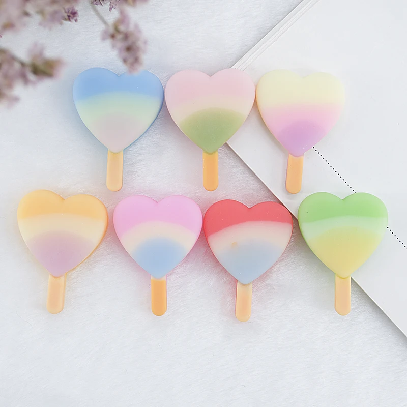 7 шт./лот милый леденец сосуды сердце Сделай Сам резиновые аксессуары серьги