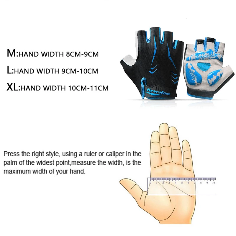 Спорт на открытом воздухе езда велосипеде Езда Перчатки без Пальцев Перчатка MTB