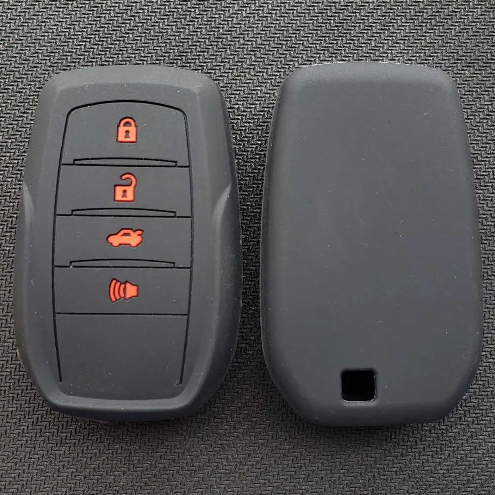4 кнопки брелока FobHolder силиконовый чехол для Toyota RAV4 Fortuner) Костюм Мирай Корона