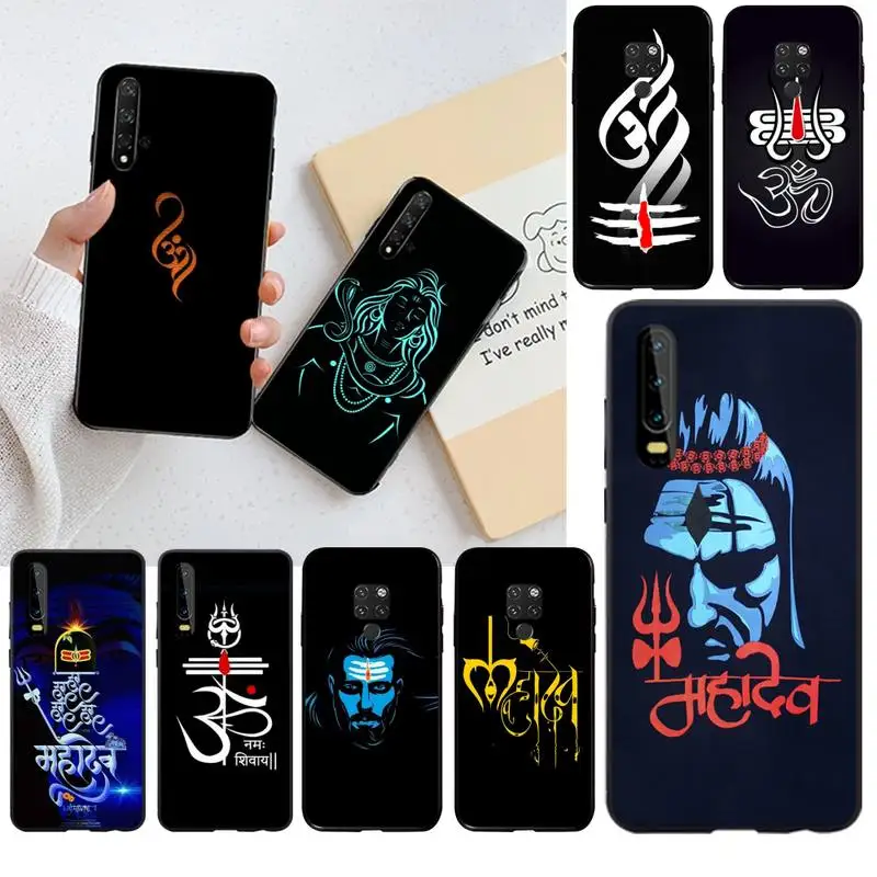 Hinduism лорд Шива махакал окрашенный чехол для телефона Huawei P40 P30 P20 lite Pro Mate 30 20 P Smart 2019