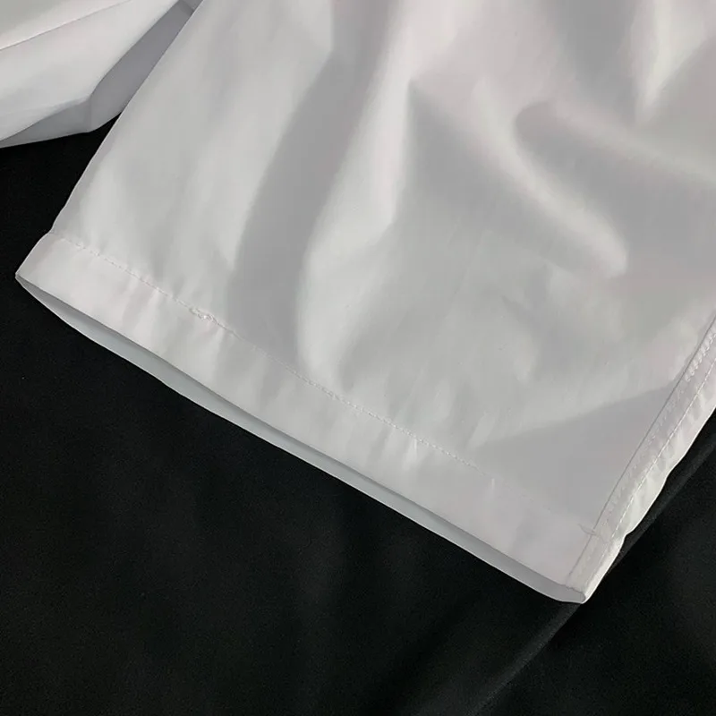 

Men Board Shorts Solid Elastic Waist Summer Thin Beach Chic Simple Baggy All-match Mens Harajuku Short Streetwear Kpop Fashion