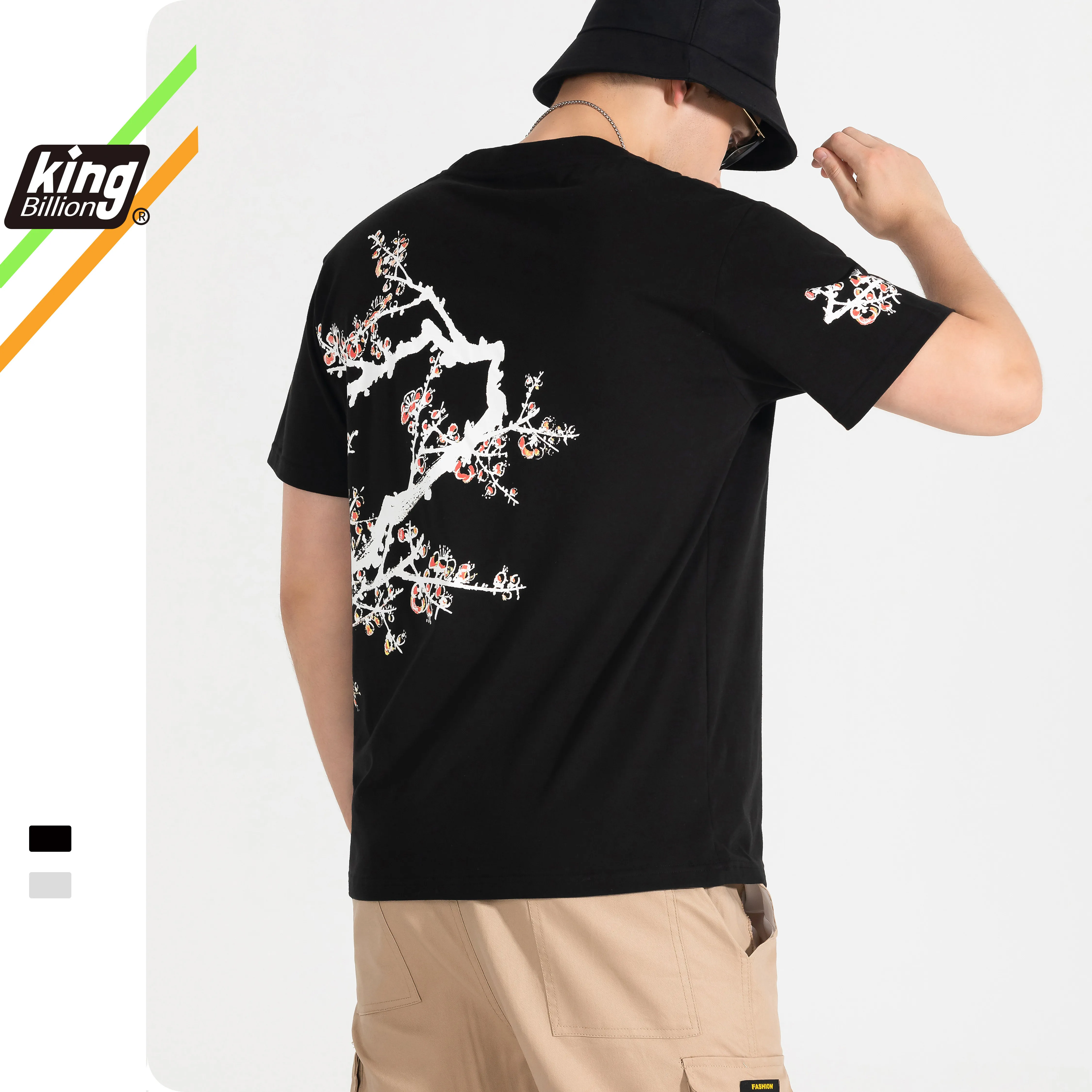 Король млрд 100% хлопок 200 г ТОЛСТАЯ Мужская летнее платье с цветочным принтом для