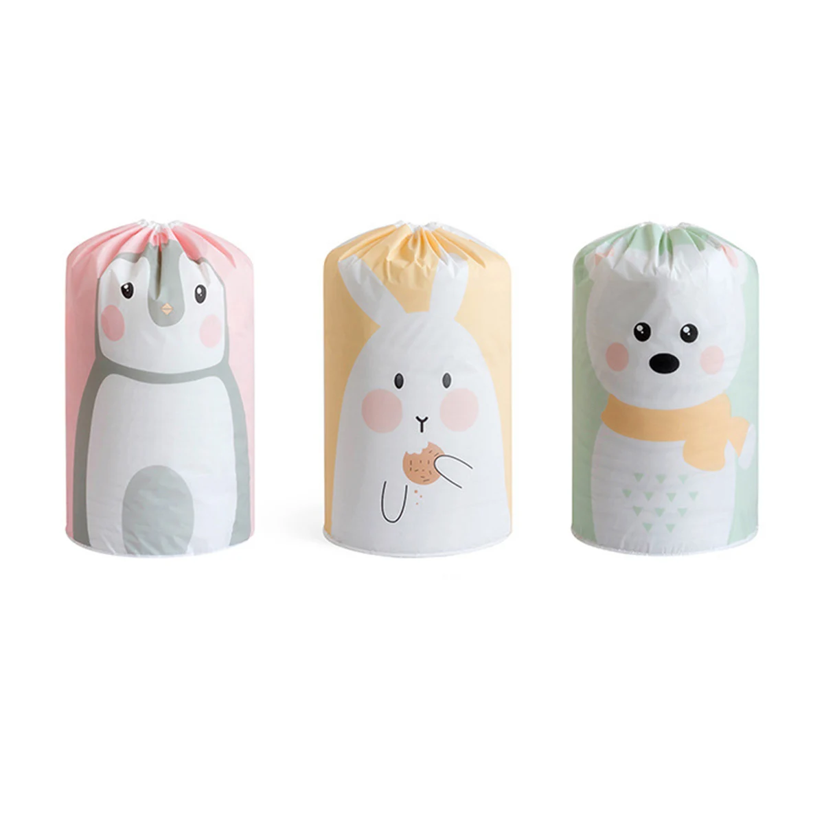 Сумка для хранения контейнер одеял с узорами в виде пингвина/кролика/медведя