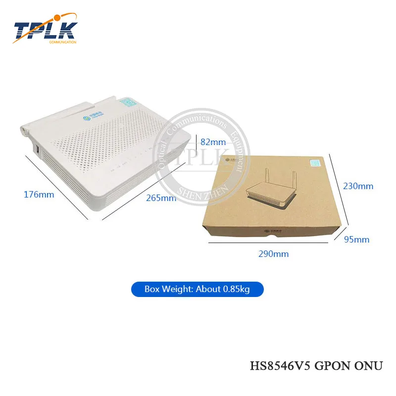 Новый HS8546V5 ONU GPON ONT с 4GE + 2USB 1Tel WIFI HGU двухдиапазонный маршрутизатор 2 4 ГГц и 5