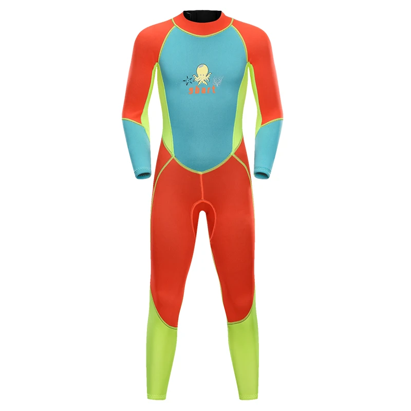 

Wetsuits Kids and Youth Vigor 2mm Neoprene Full Suits Long Sleeve Surfing Swimming Diving Swimsuits Keep Warm Back Zip boys Girl