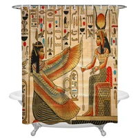 egypt character desert wall retro waterproof fabric shower curtain for bathtub showers polyester curtain bathroom accessories
