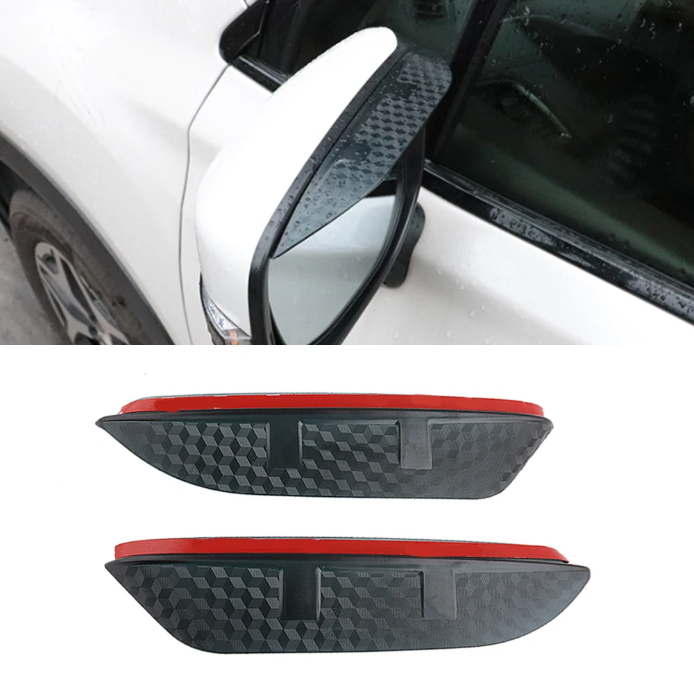 

Автомобильный боковой козырек заднего вида для Subaru XV Crosstrek 2012-2021, козырек от дождя, текстура из углеродного волокна, солнцезащитный козырек, ...