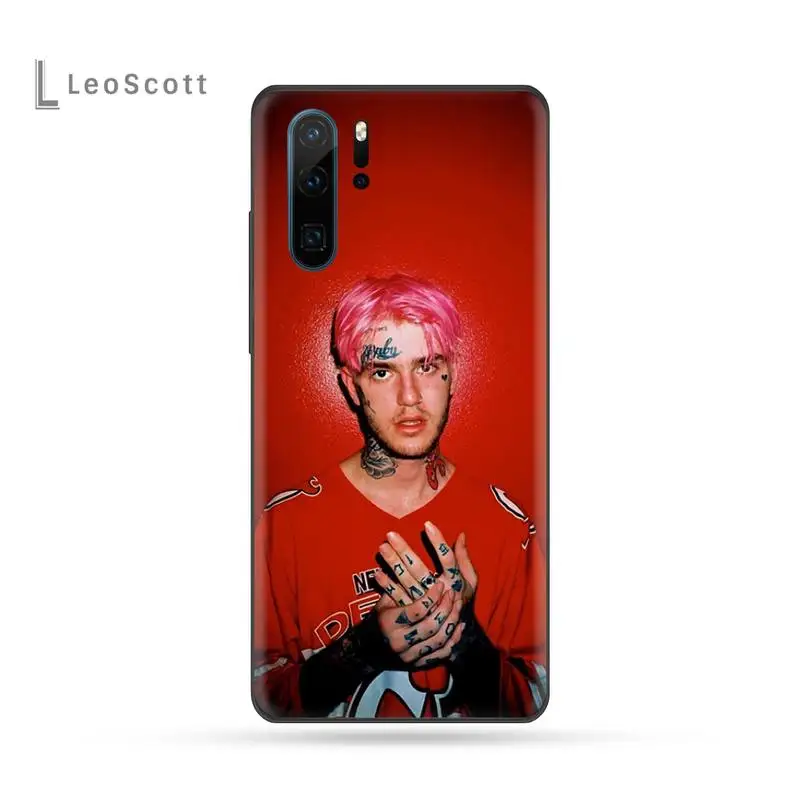 Lil Peep США певец Густав Орр черный чехол для телефона Huawei P9 P10 P20 P30 Pro Lite smart Mate 10 20 Y5 Y6