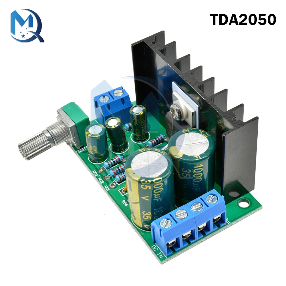 DC12-24V TDA2050 моно-усилитель платы USB выход цифровой аудио усилитель мощности
