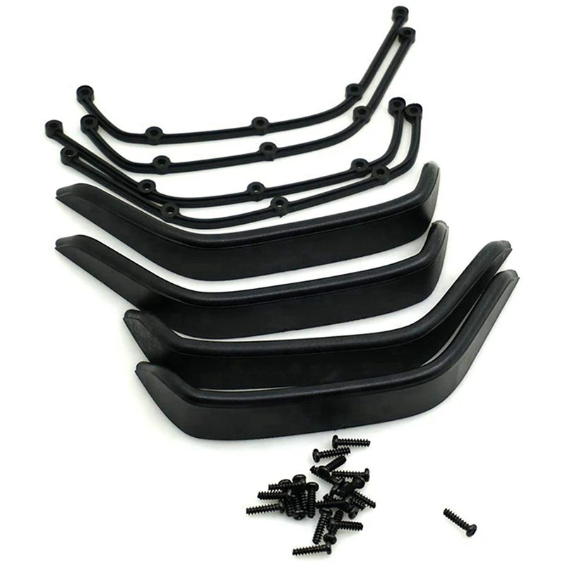 

2 Set RC Car Part: 1 Set Fender & 1 Set 123X48mm 1.9 Rubber Tyre Wheel Tires