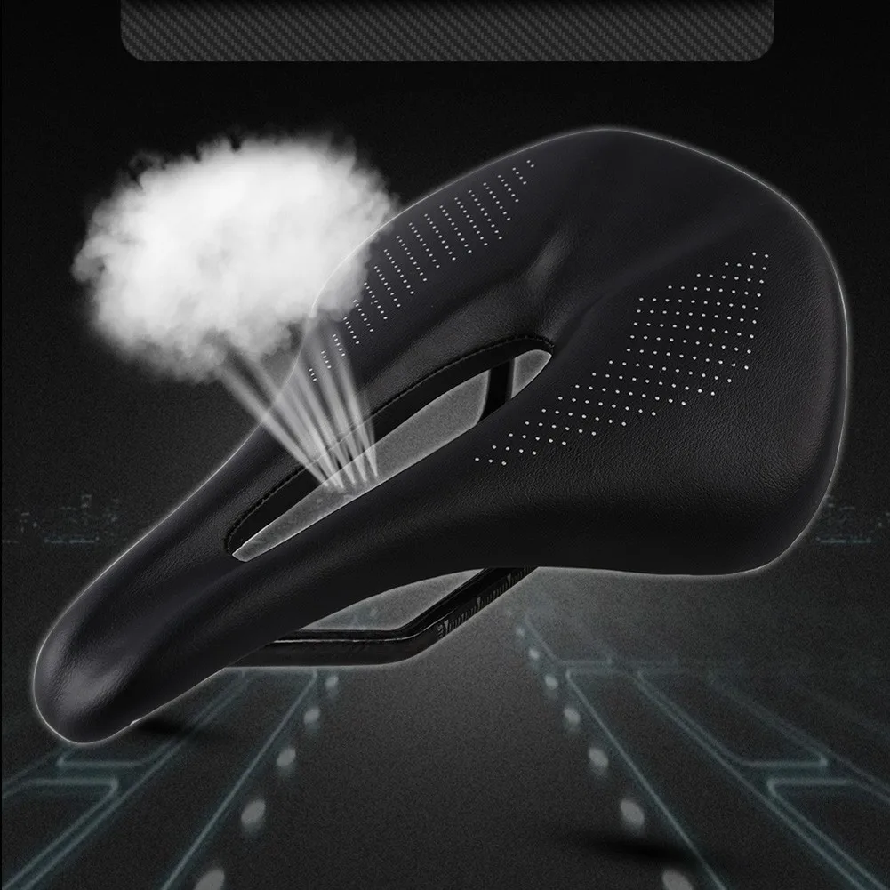 

1pc Carbon Fiber MTB Mountain Road Bicycle Bike Saddle Seat Comfort Racing Seat Soft And Comfortable Bike Parts Accessories