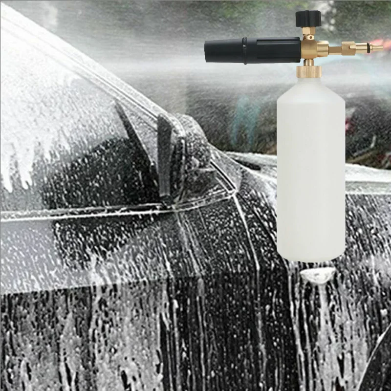 High Pressure Snow Foam Washer Jet Car Wash Adjustable Lance Soap Sprayer 1L |