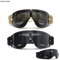 tactical combat glasses outdoor hunting hiking fishing cycling uv protection sunglasses army military airsoft protective goggles